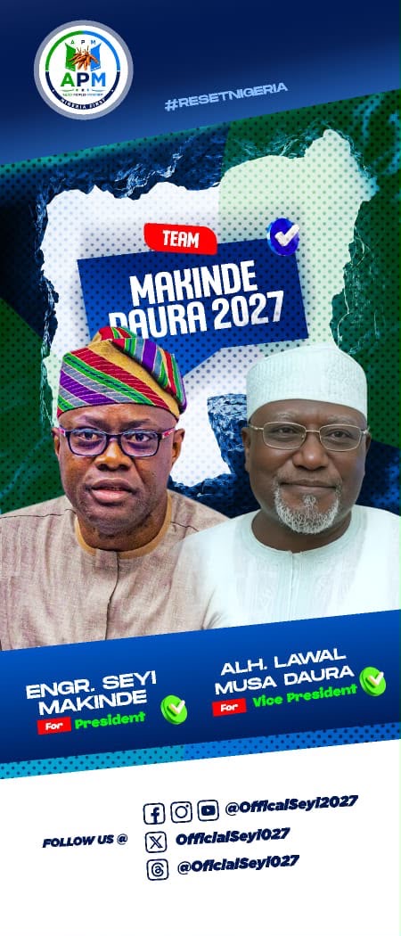 The APC’s campaign council list proves one thing: they have run out of ideas ahead of 2027. Nigeria cannot afford four more years of excuses. We need tested leadership, economic growth, and real security.