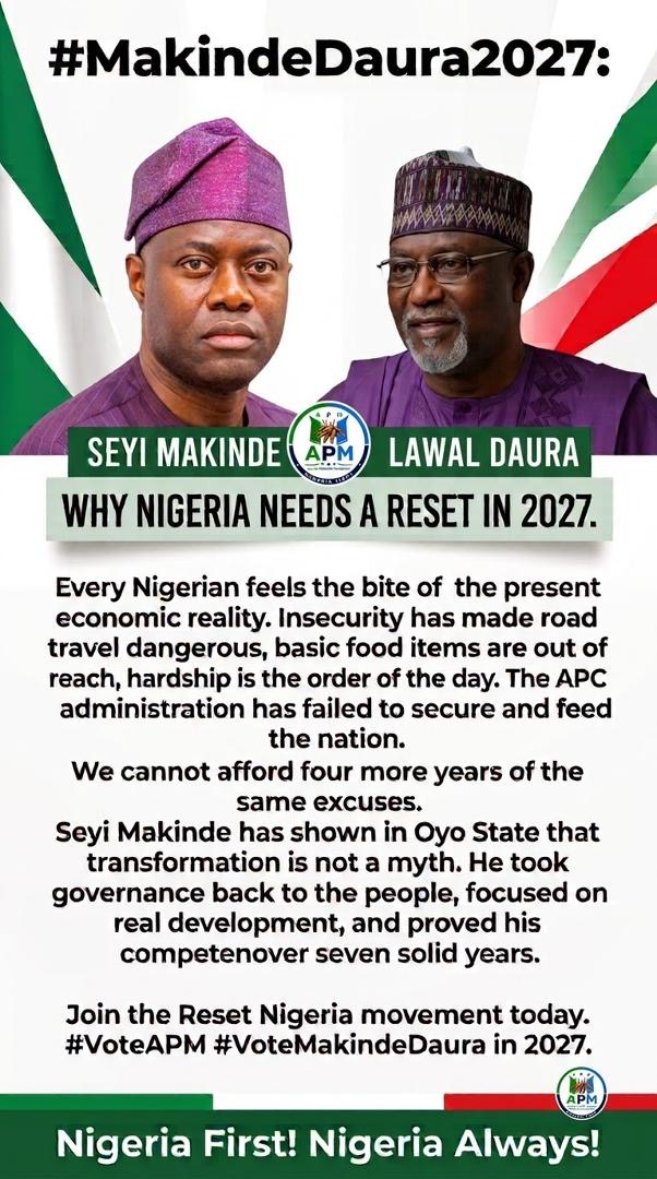 WHY NIGERIA NEEDS A RESET IN 2027.