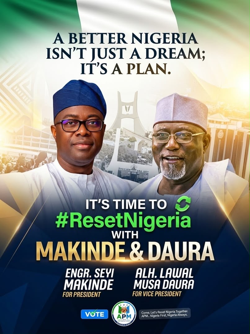 The Makinde Daura 2027 campaign is built on the "Reset Nigeria" vision, a dedicated roadmap designed to tackle Nigeria’s economic challenges head-on and ensure the safety