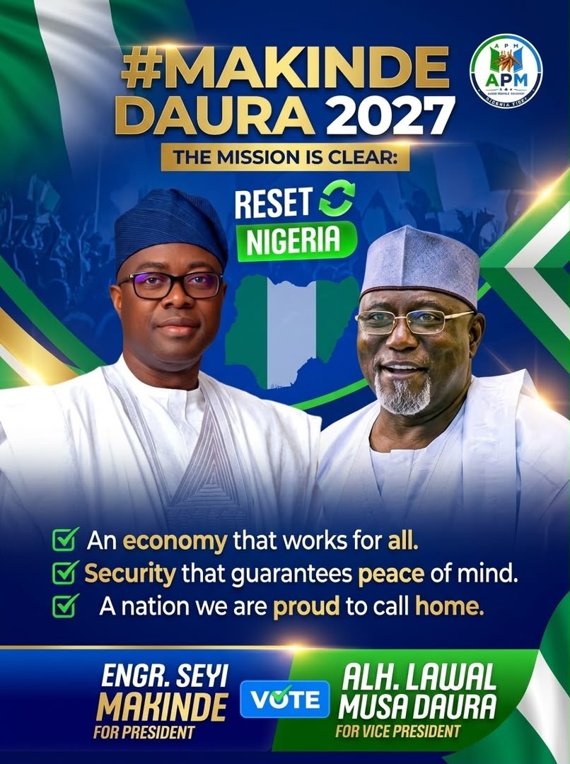 The #MakindeDaura2027 mission is clear:  ✅ An economy that works for all. ✅ Security that guarantees peace of mind. ✅ A nation we are proud to call home.
