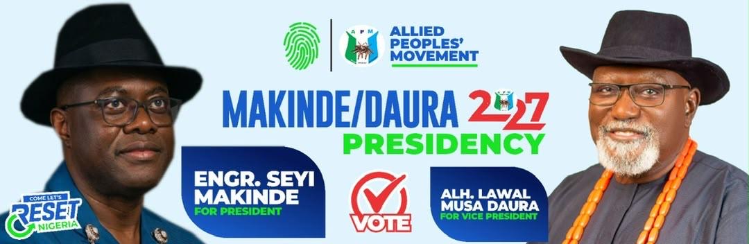 #NigeriaDecides2027 #MakindeDaura2027:  Nigeria deserves leadership with a clear vision, a proven track record, and real solutions, not empty promises.  HE Engr. Seyi Makinde and HE Alhaji Lawal Daura are taking their message of genuine progress straight to the people across the country. Leadership isn't about trial and error; it's about